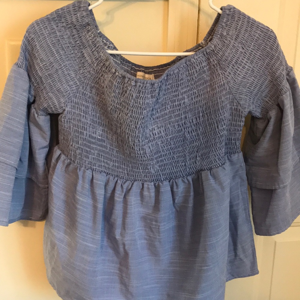 Off the shoulder top by Honey Punch